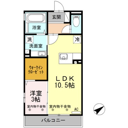 リヤン環水の物件間取画像